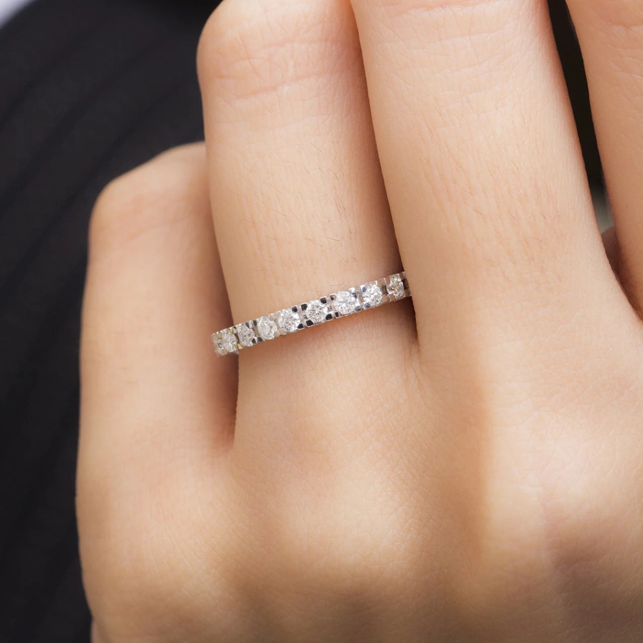 0,43  Karat Tamtur Pırlanta Yüzük "Leria"