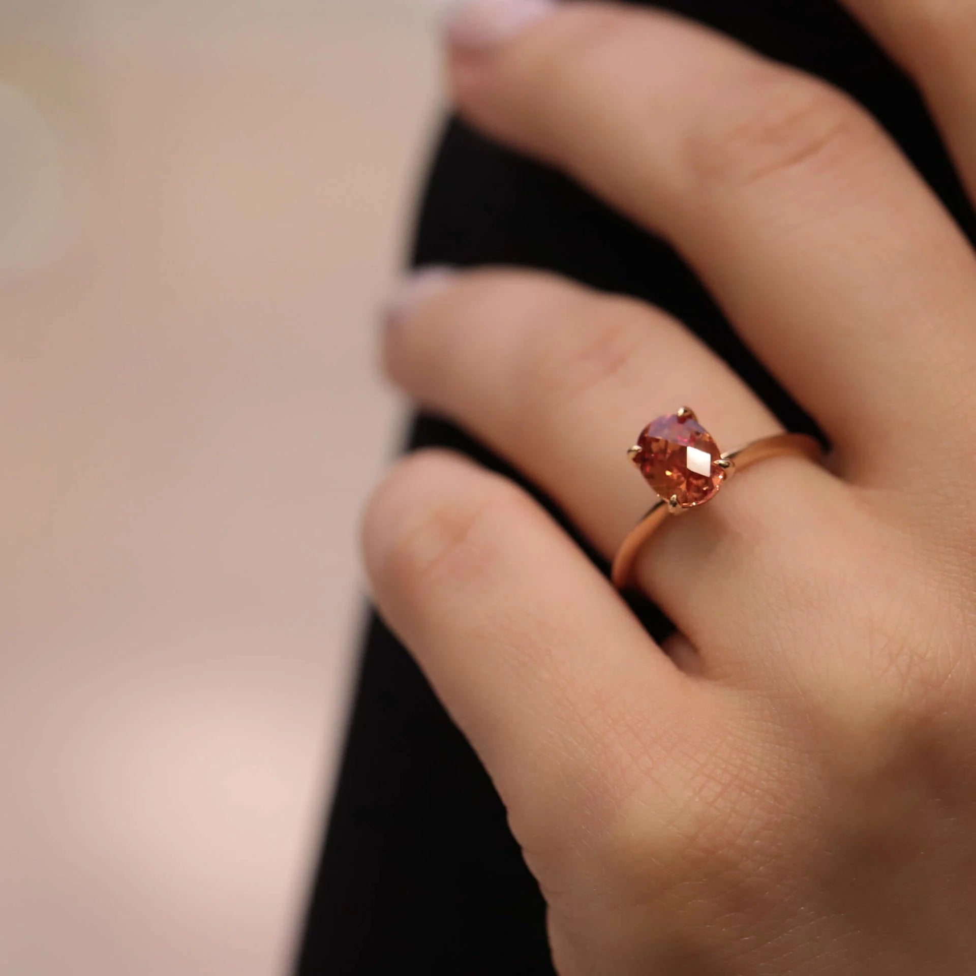 1,66 Karat Garnet Yüzük