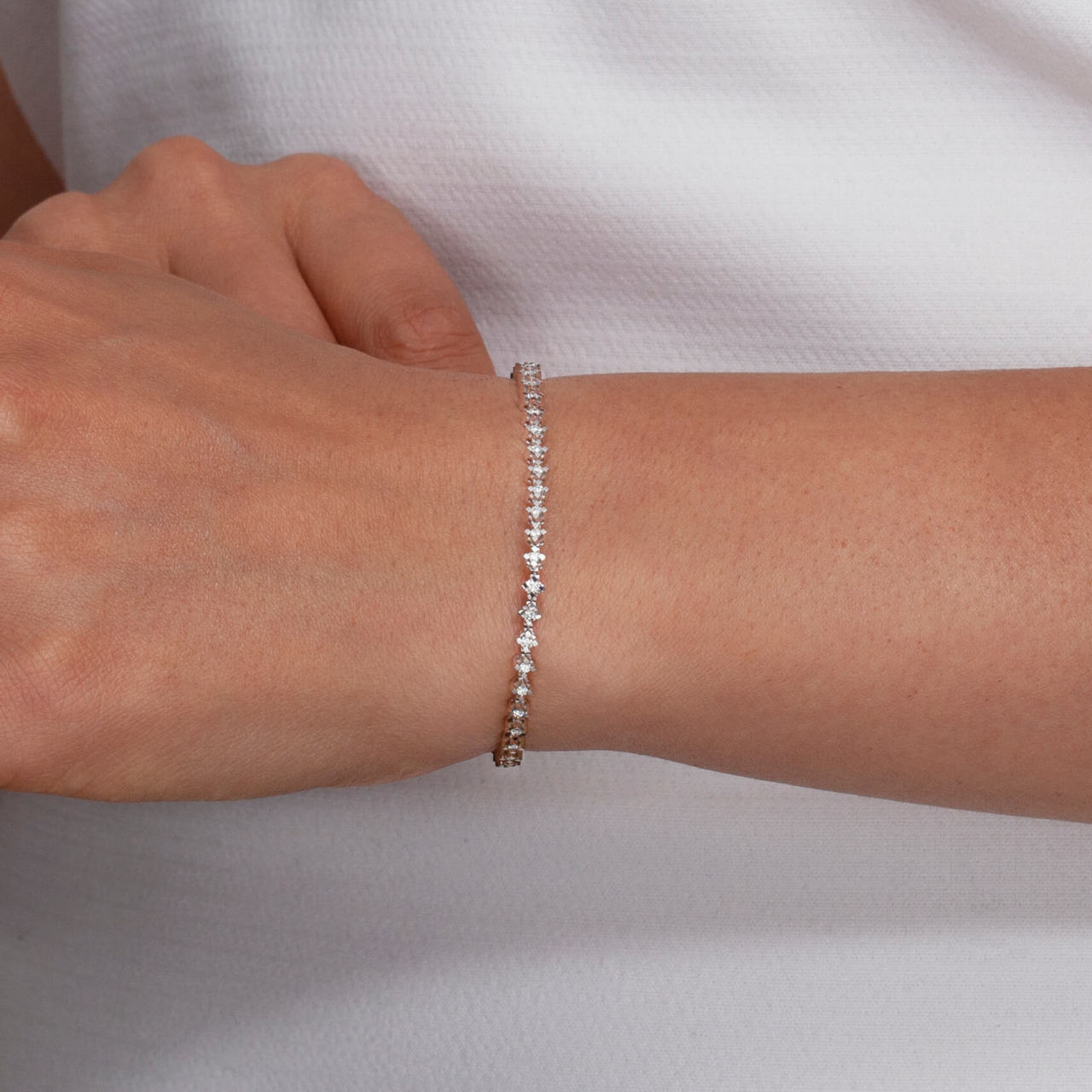 0,72 Karat Suyolu Pırlanta Bileklik