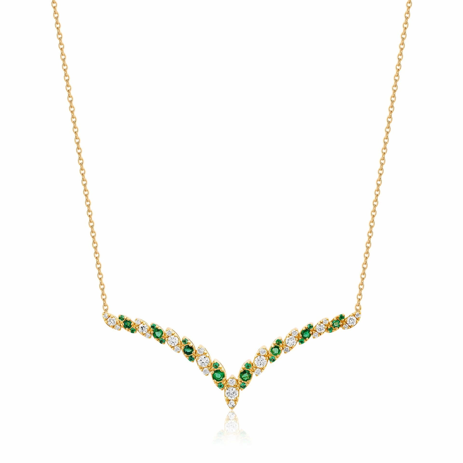 0,51 Karat Tasarım Pırlanta Kolye "Zümrüt"