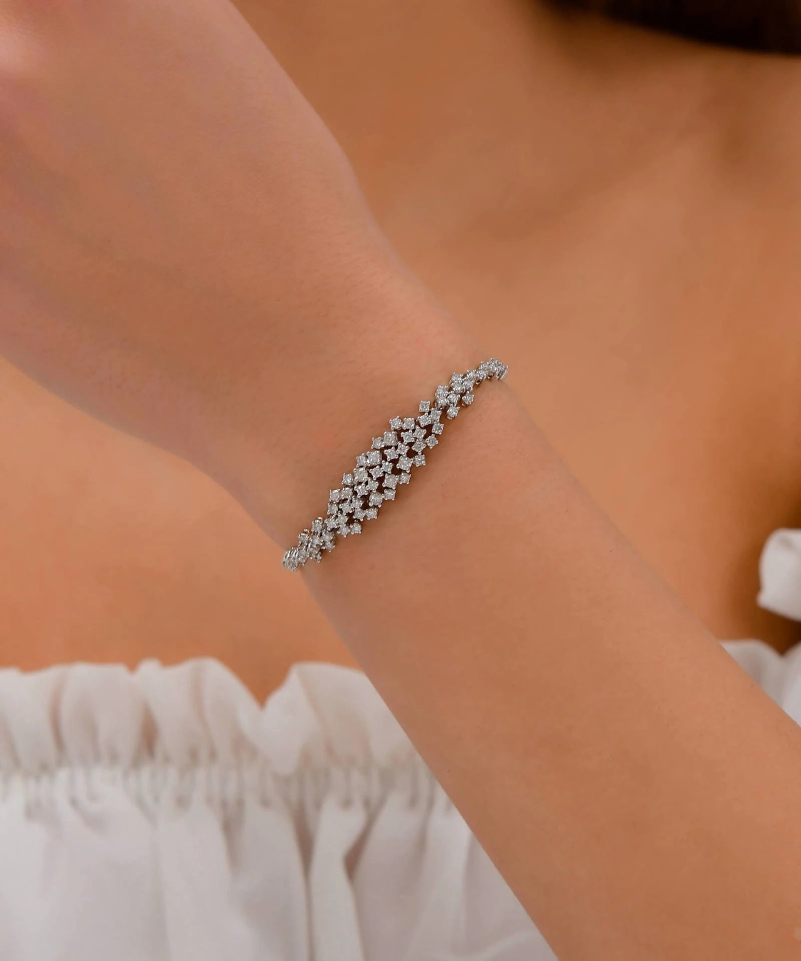 1,25 Karat Tasarım Pırlanta Bileklik