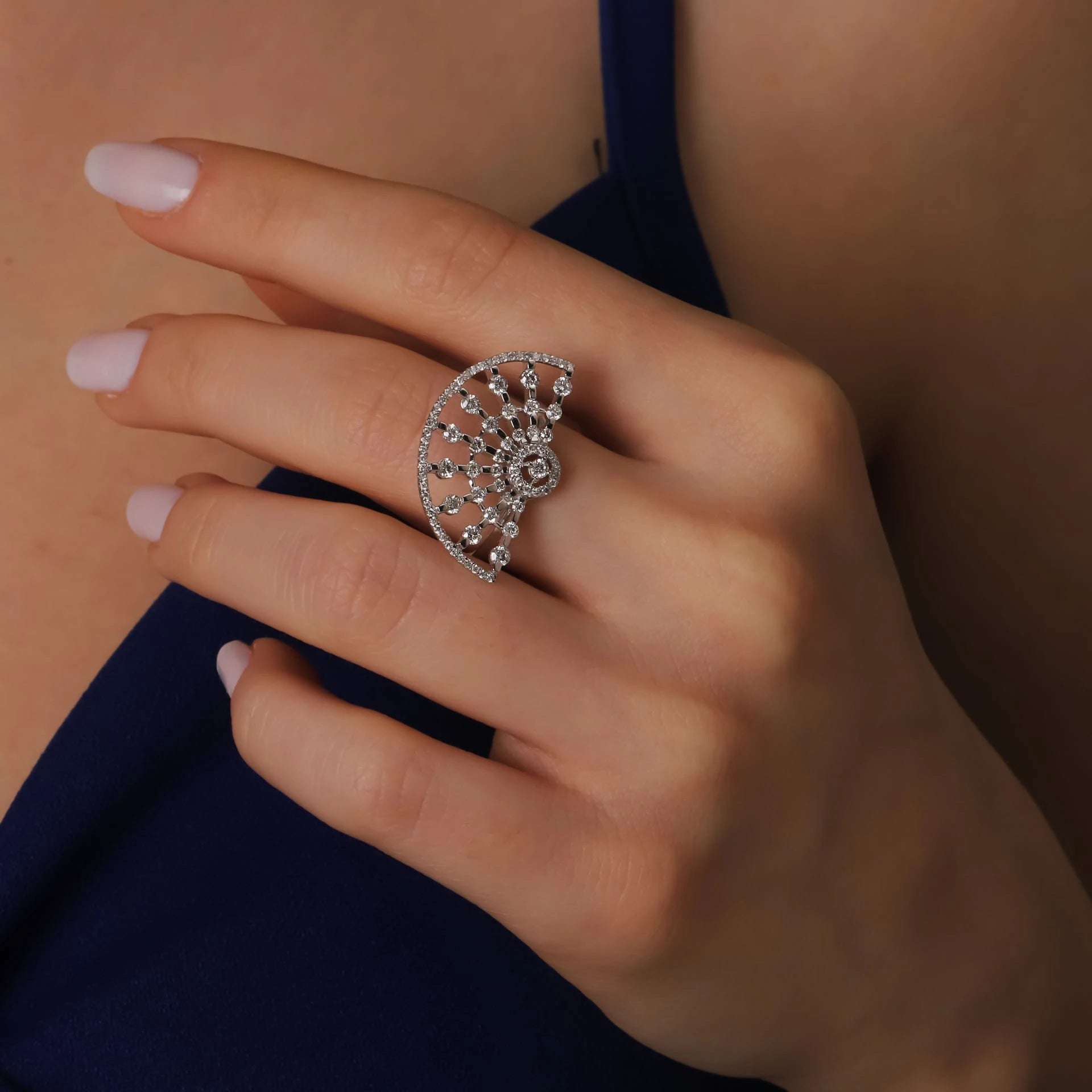 0,98 Karat Tasarım Pırlanta Yüzük "Elis"