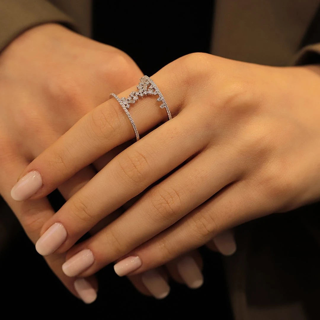 0,74 Karat Tasarım Pırlanta Yüzük