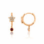 0,22 Karat Pırlanta Halka Küpe "Yakut" - Venta Jewelry