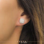 1,25 Karat Coronet Pırlanta Küpe "Nare" - Venta Jewelry