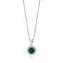 0,39 Karat Pırlantalı Zümrüt Kolye - Venta Jewelry