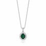 0,57 Karat Pırlantalı Zümrüt Kolye - Venta Jewelry