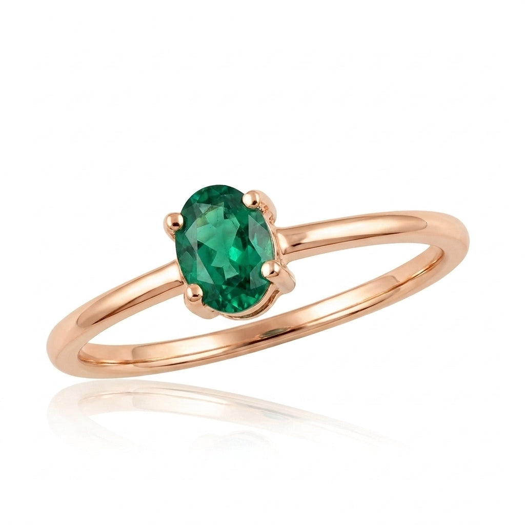 0,45 Karat Zümrüt Yüzük - Venta Jewelry