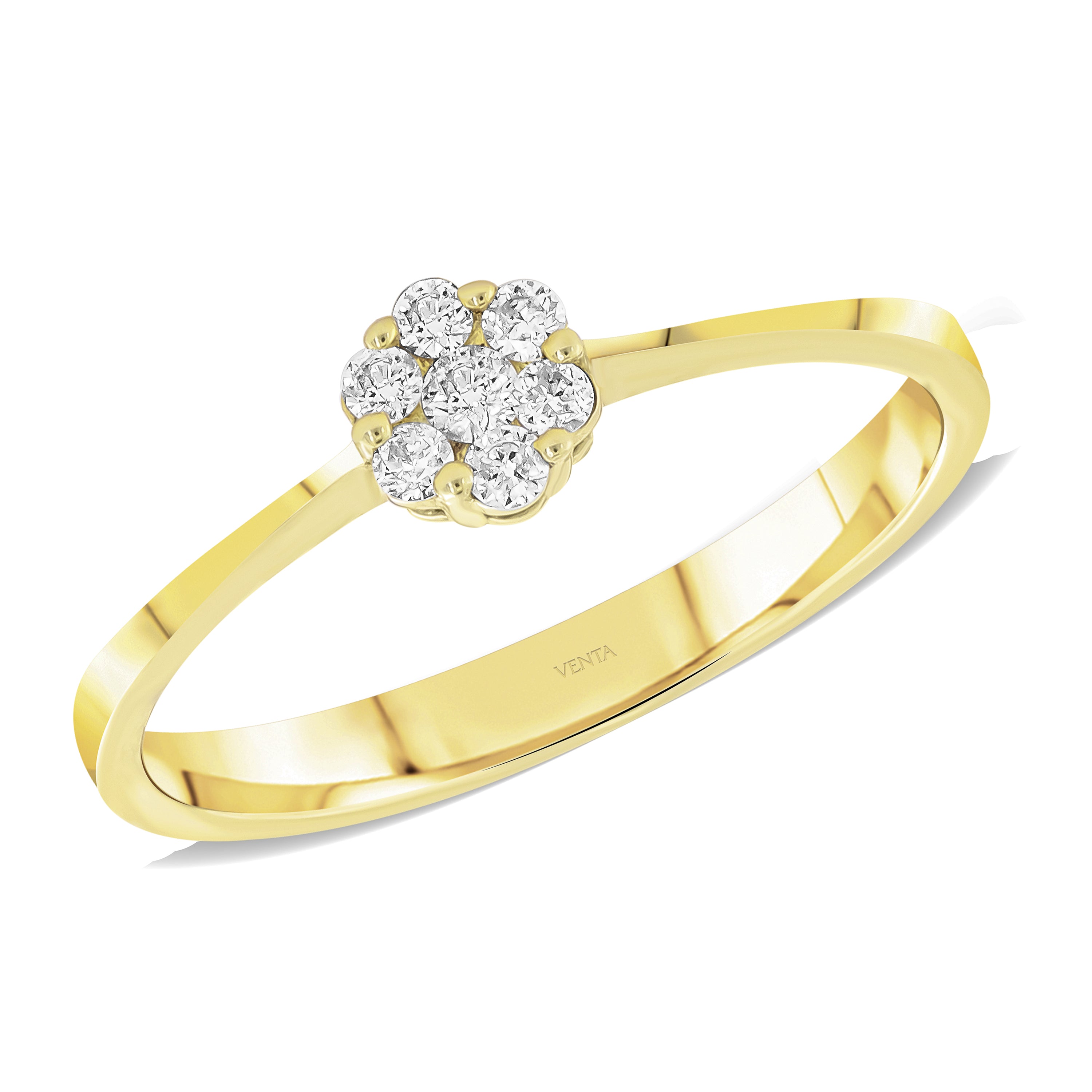 0,15 Karat Coronet Pırlanta Yüzük