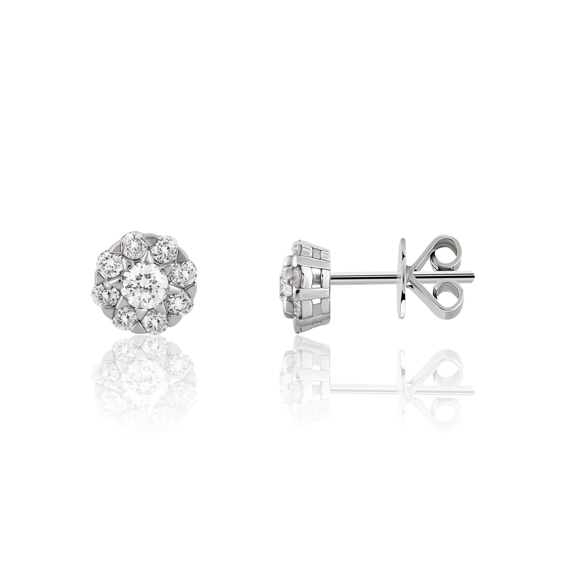 0,50 Karat Pırlanta Coronet Küpe "Vela"