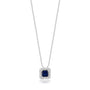 0,23 Karat Pırlanta Safir Kolye - Venta Jewelry