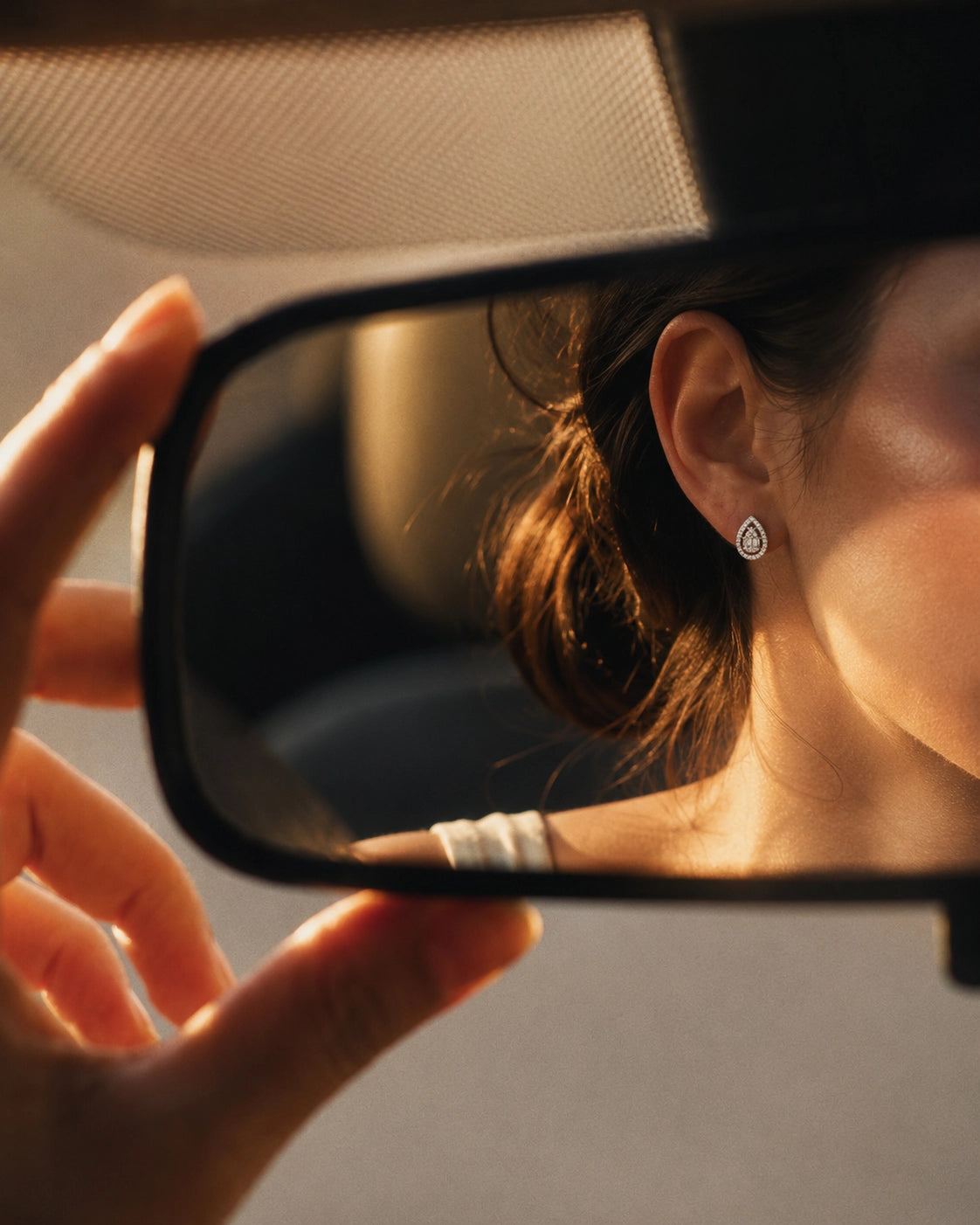 0.87 Carat Baguette Diamond Earrings