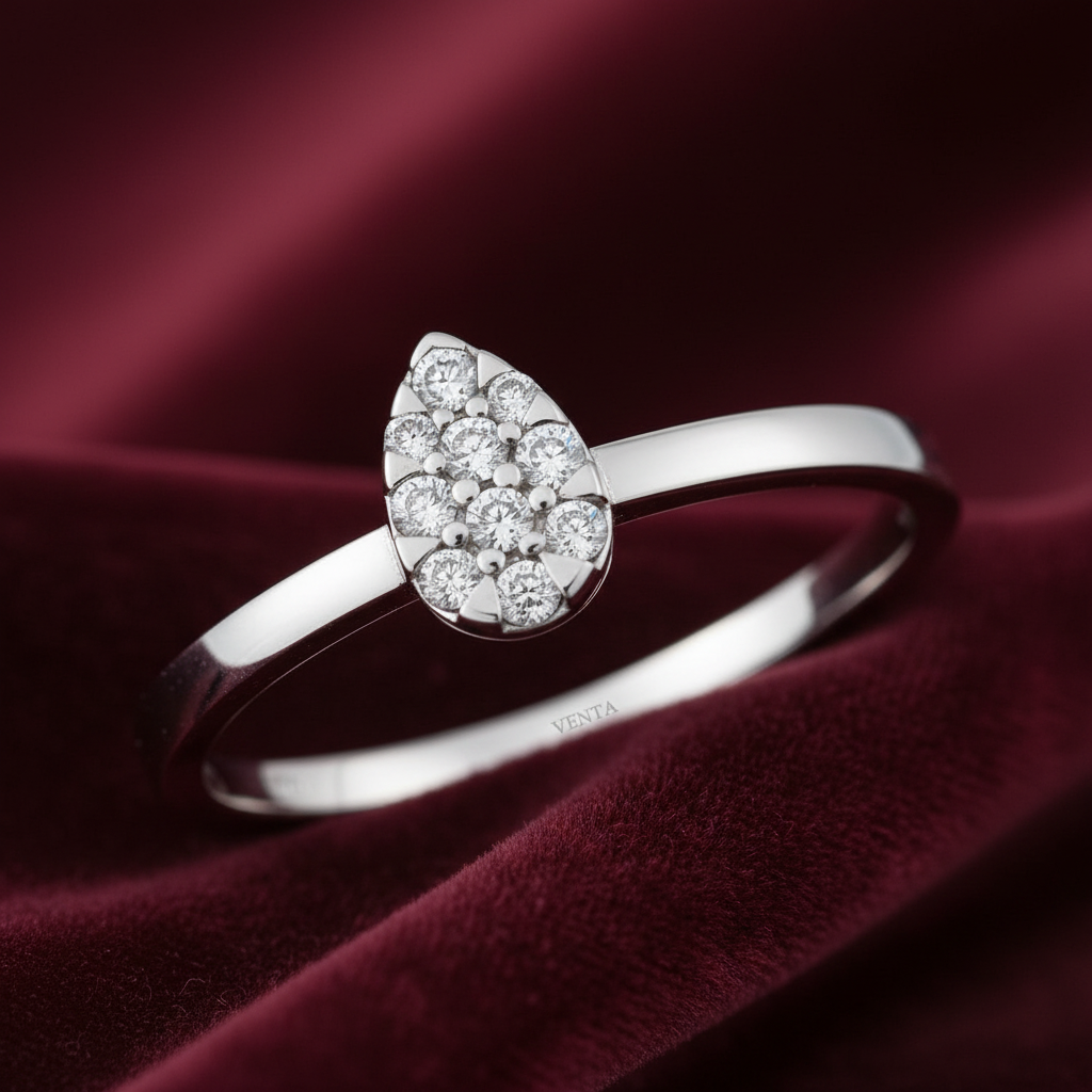 0,14 Karat Coronet Pırlanta Yüzük