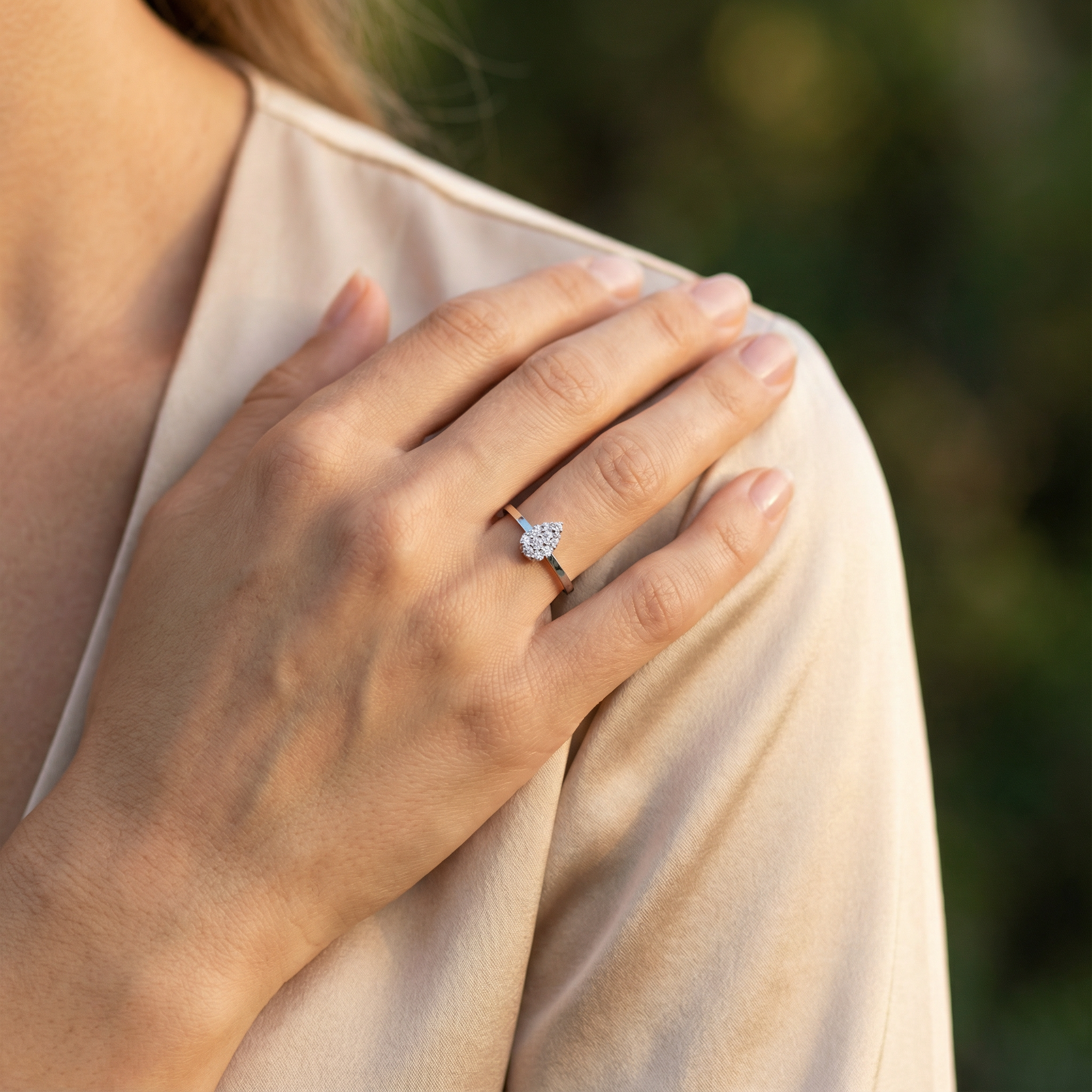 0,14 Karat Coronet Pırlanta Yüzük