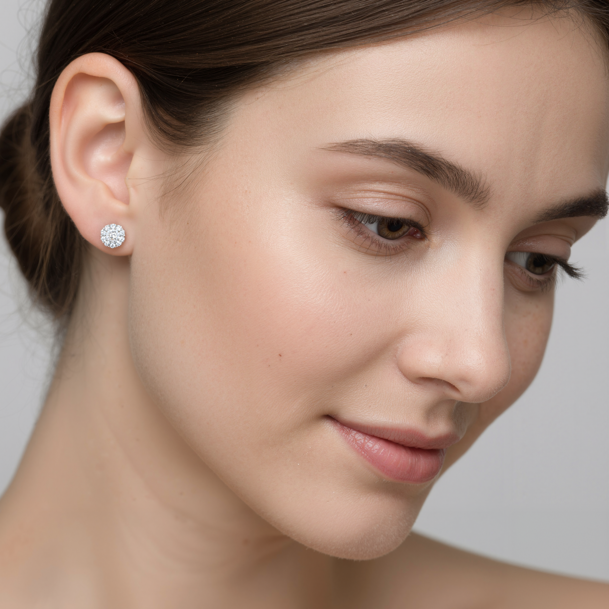 0,71 Karat Coronet Pırlanta Küpe "Valoura"