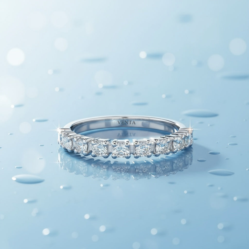 0,30 Karat Yarımtur Pırlanta Yüzük "Veca"