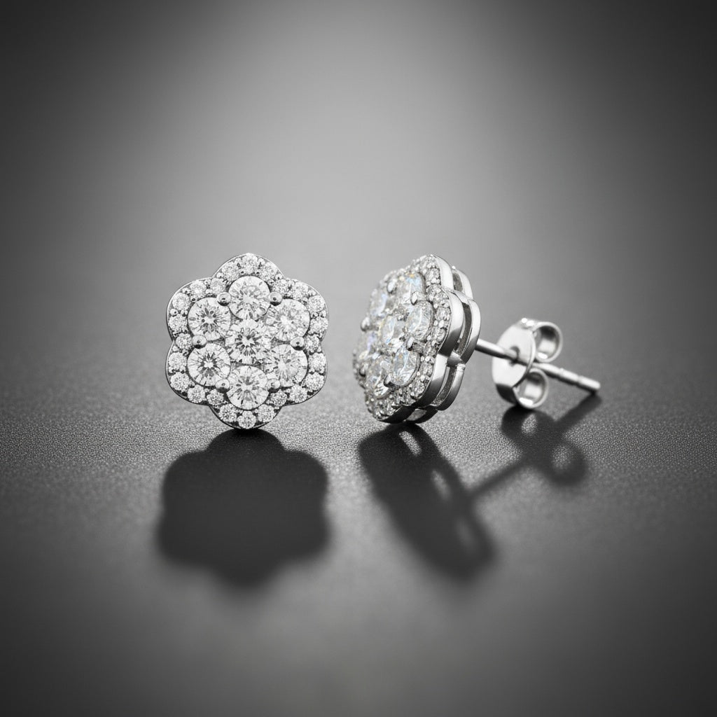 0,60 Karat Coronet Pırlanta Küpe