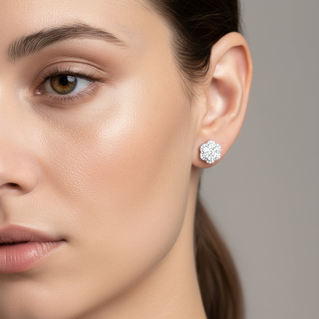 0,60 Karat Coronet Pırlanta Küpe