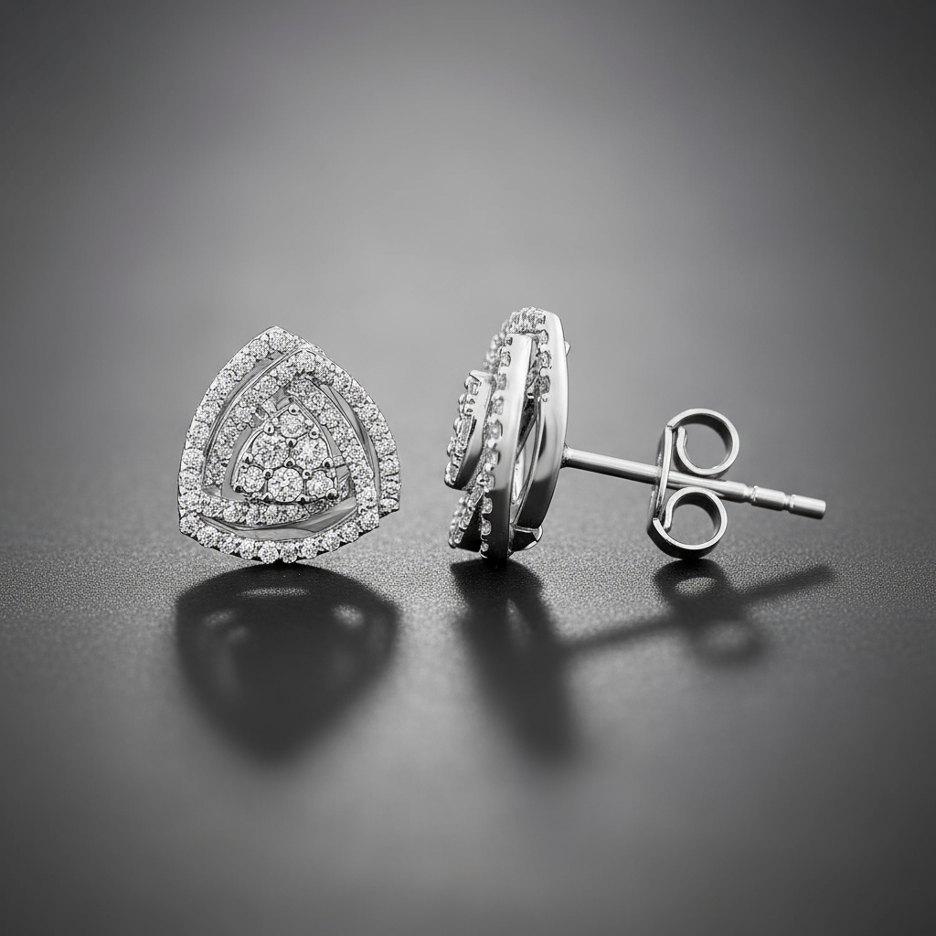 0,83 Karat Coronet Pırlanta Küpe