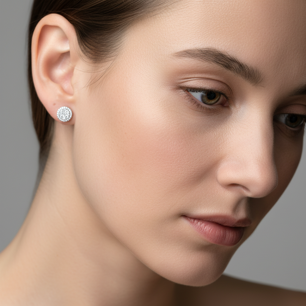 0,65 Karat Coronet Pırlanta Küpe "Mond"