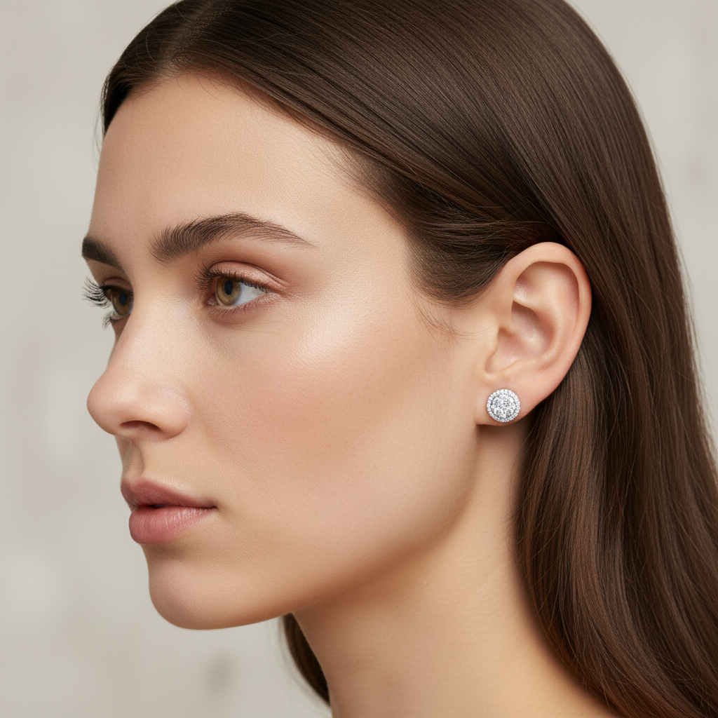 0,65 Karat Coronet Pırlanta Küpe "Mond"