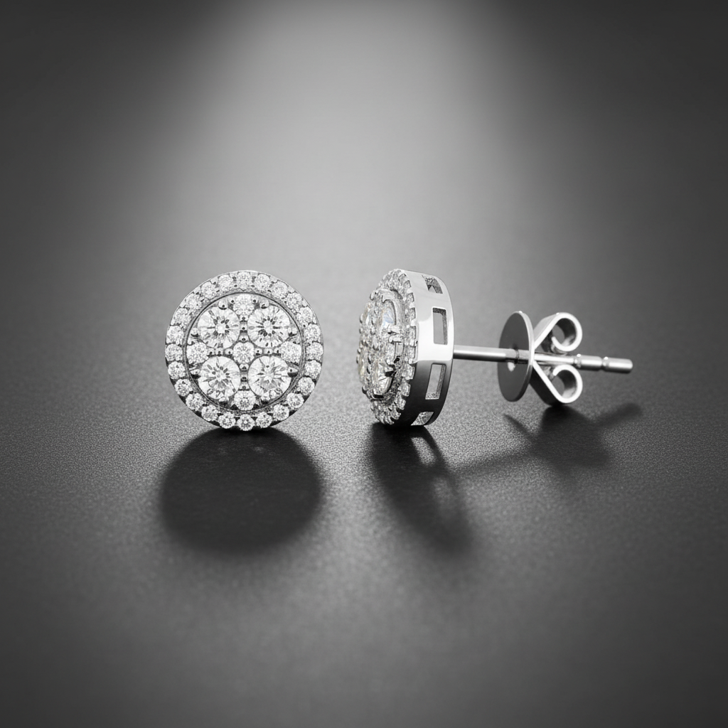 0,65 Karat Coronet Pırlanta Küpe "Mond"