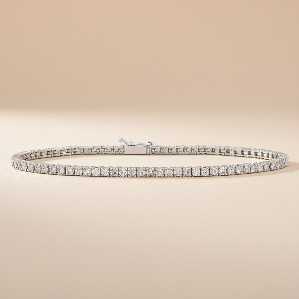 2,50 Karat Suyolu Pırlanta Bileklik "Serenity"