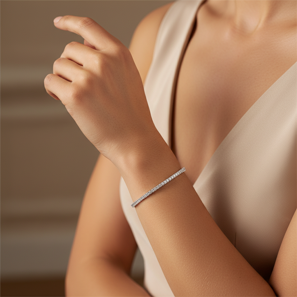 2,22 Karat Suyolu Pırlanta Bileklik