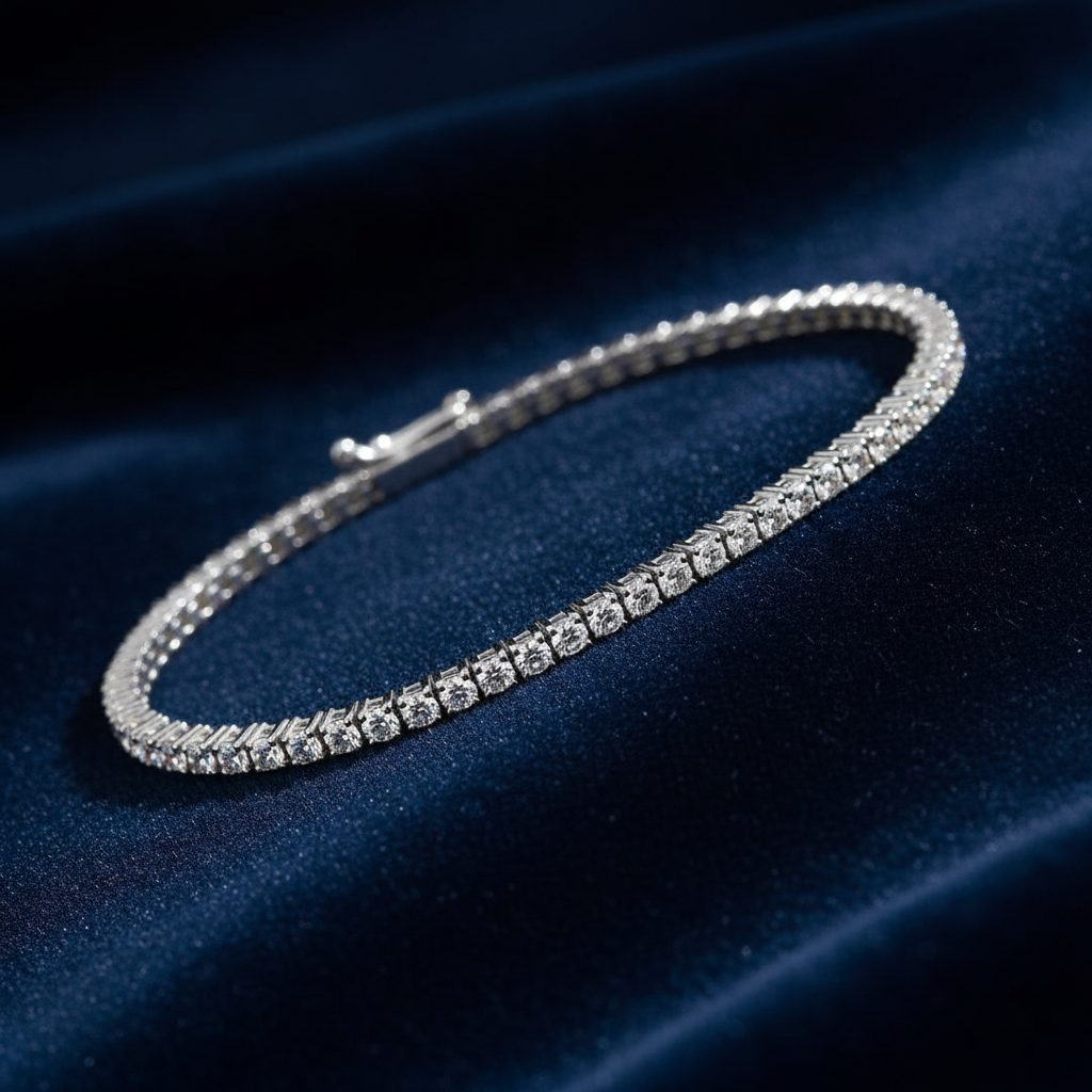 1,00 Karat Suyolu Pırlanta Bileklik "Serenity"