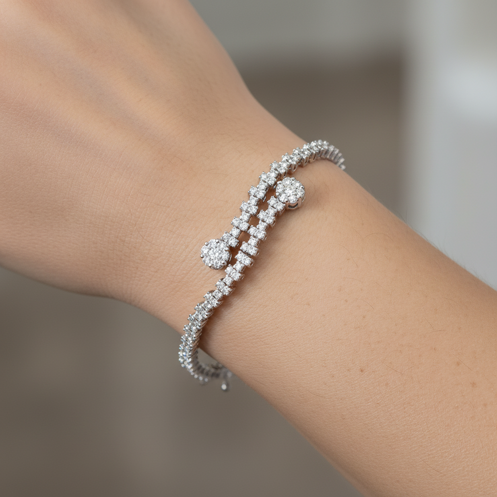 0,69 Karat Pırlanta Bileklik