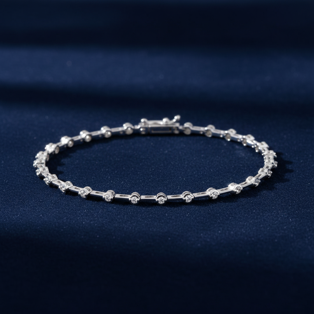 0,50 Karat Suyolu Pırlanta Bileklik