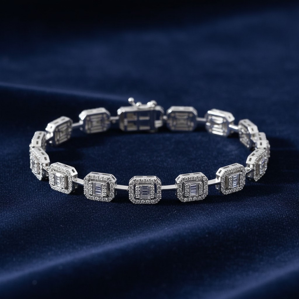 3,23 Karat Baget Pırlanta Bileklik