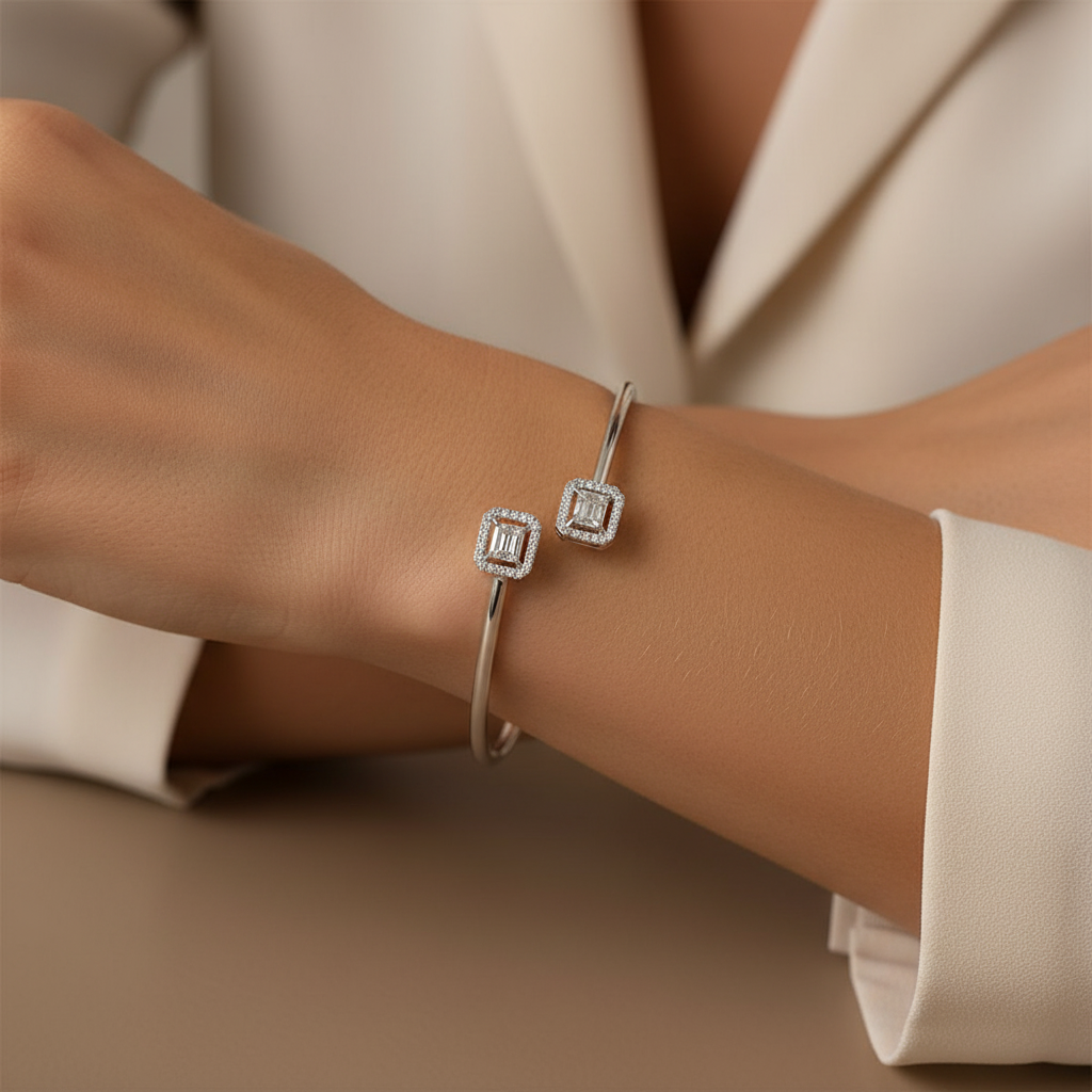 0,58 Karat Baget Pırlanta Bileklik "Pendanza"