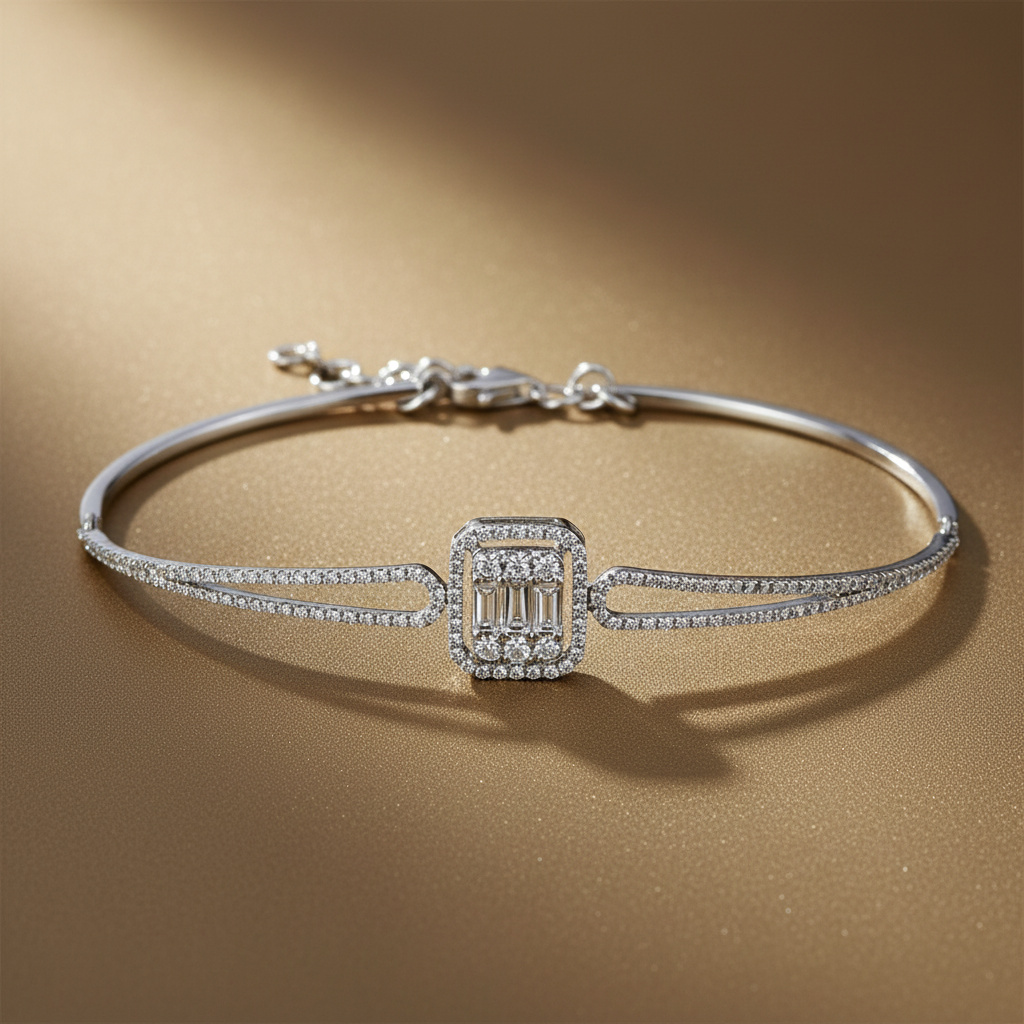 0,60 Karat Baget Pırlanta Bileklik