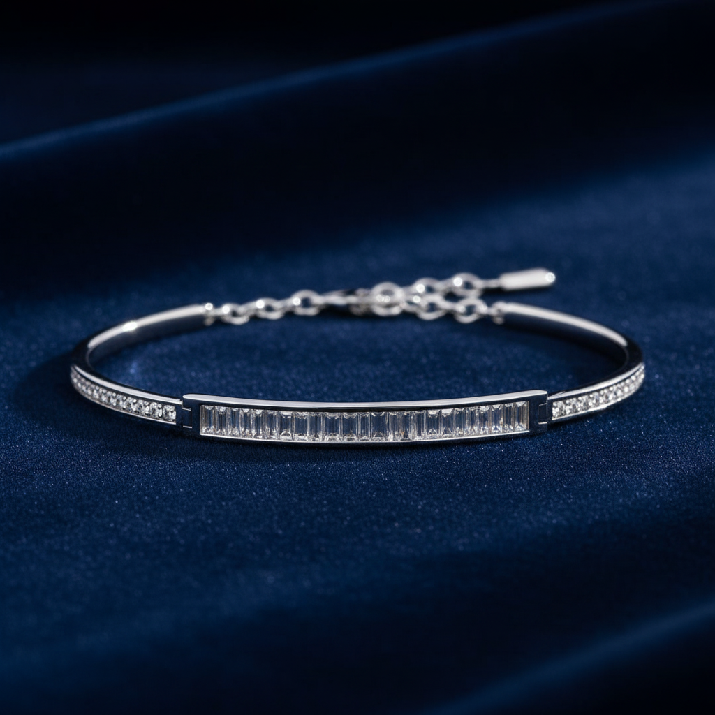 1,94 Karat Baget Pırlanta Bileklik