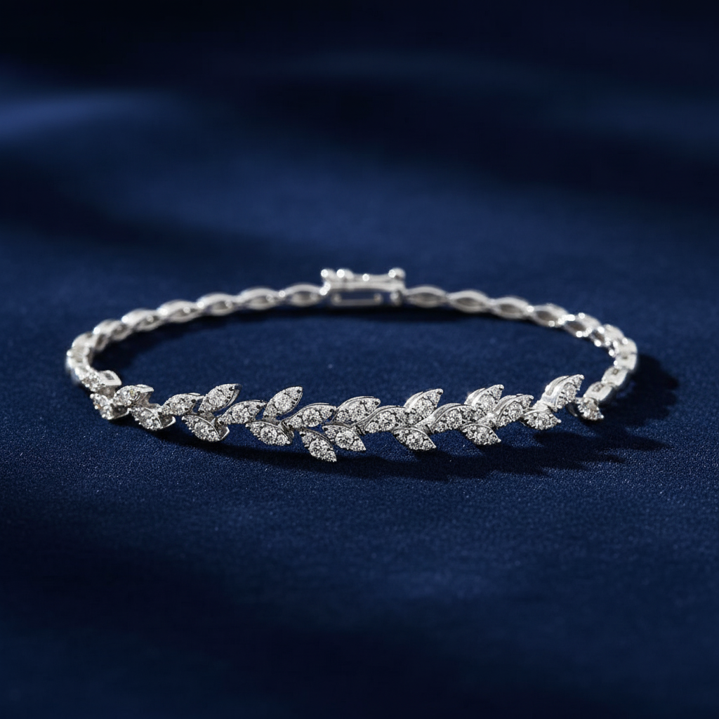 0,94 Karat Tasarım Pırlanta Bileklik