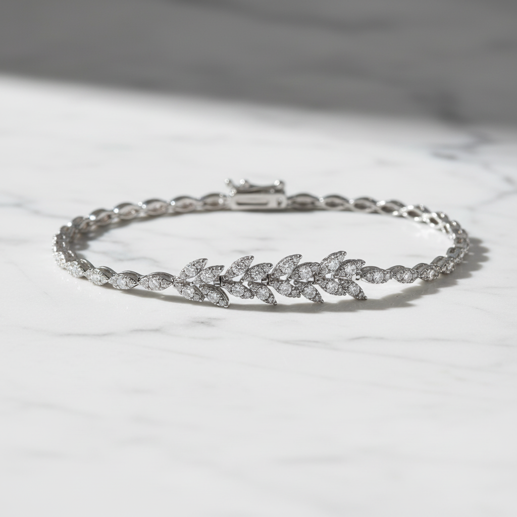 0,97 Karat Tasarım Pırlanta Bileklik