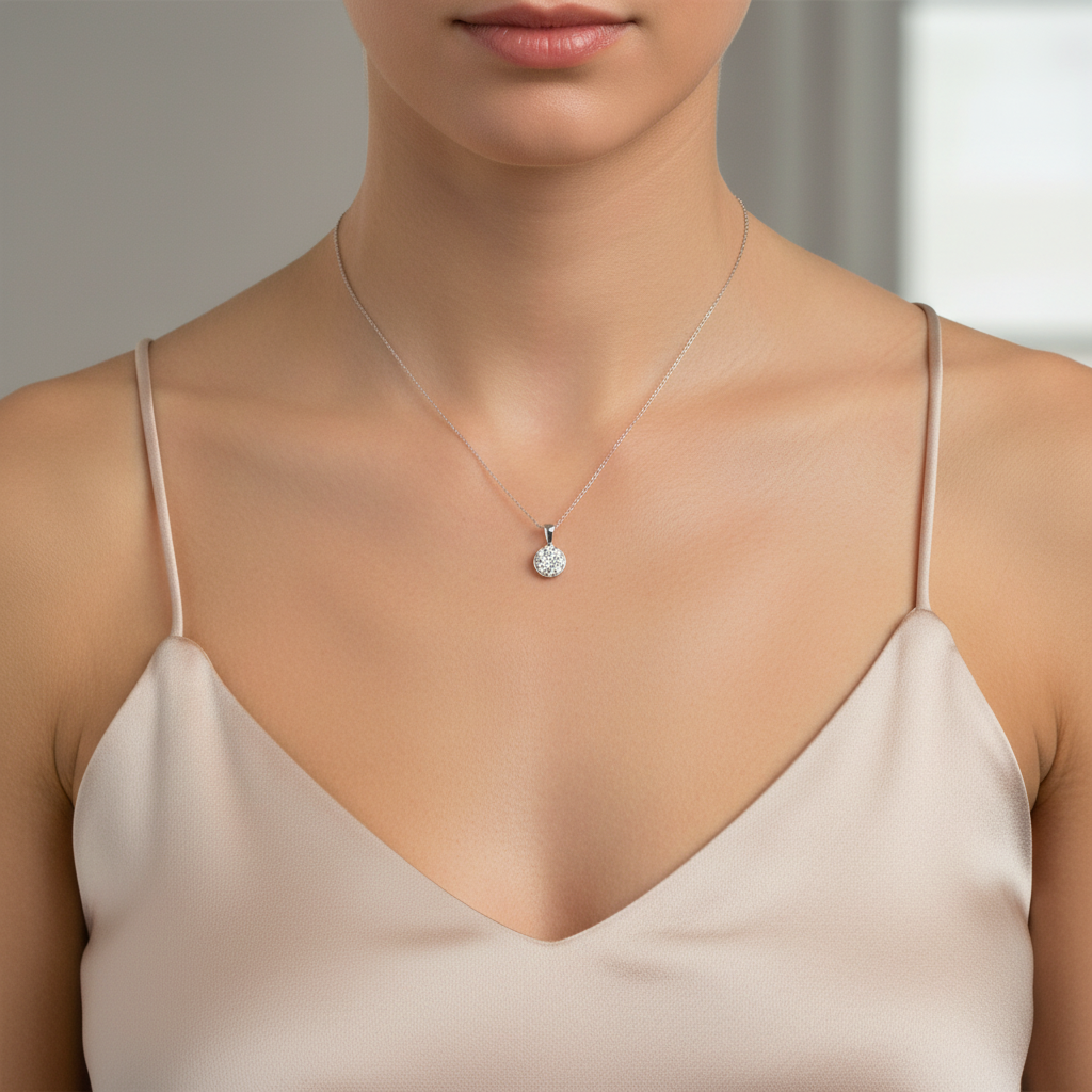 0,22 Karat Coronet Pırlanta Kolye