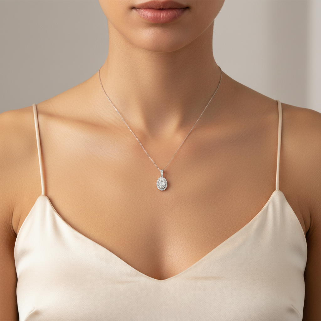 0,30 Karat Coronet Pırlanta Kolye "Alina"