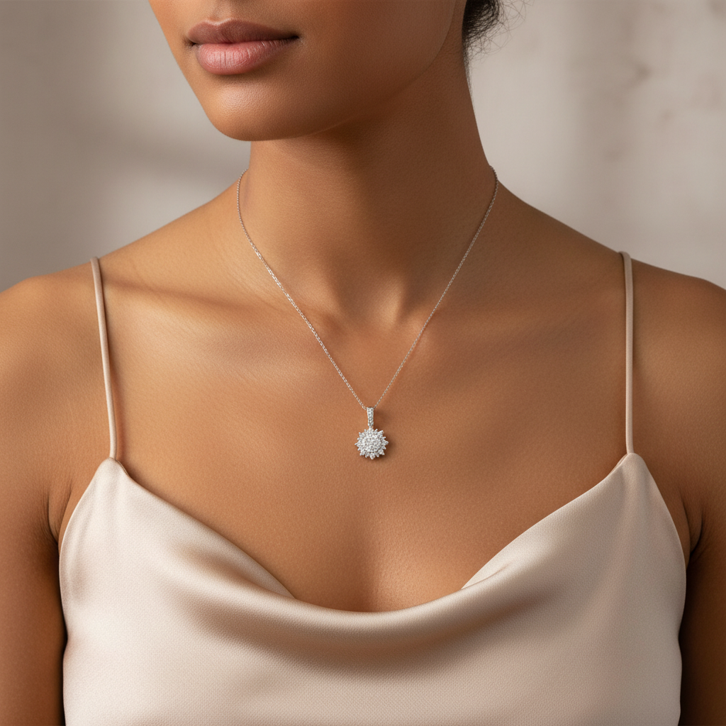 0,35 Coronet Pırlanta Kolye "Nesli"