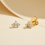 0,07 Karat Pırlanta Küpe - Venta Jewelry
