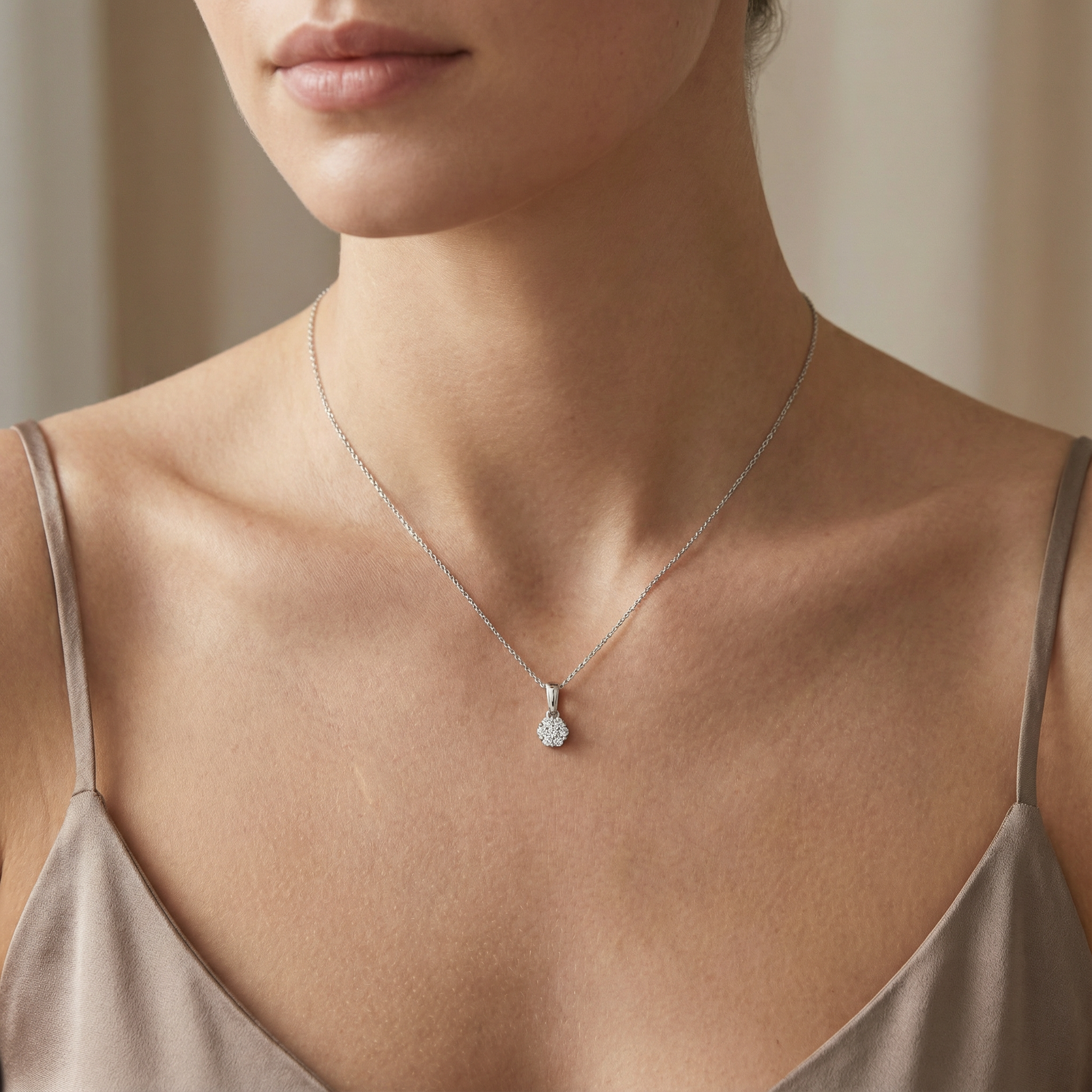 0,23 Karat Coronet Pırlanta Kolye