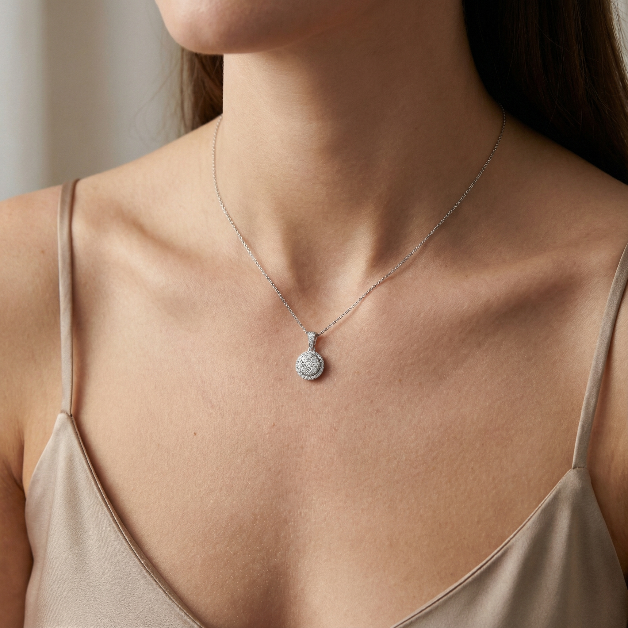 0,27 Karat Coronet Pırlanta Kolye "Mond"