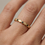 0,02 Karat Siyah Pırlanta Yüzük - Venta Jewelry