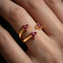 0,25 Karat Yakut Yüzük - Venta Jewelry