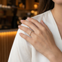0,34 Karat Baget Pırlanta Yüzük - Venta Jewelry