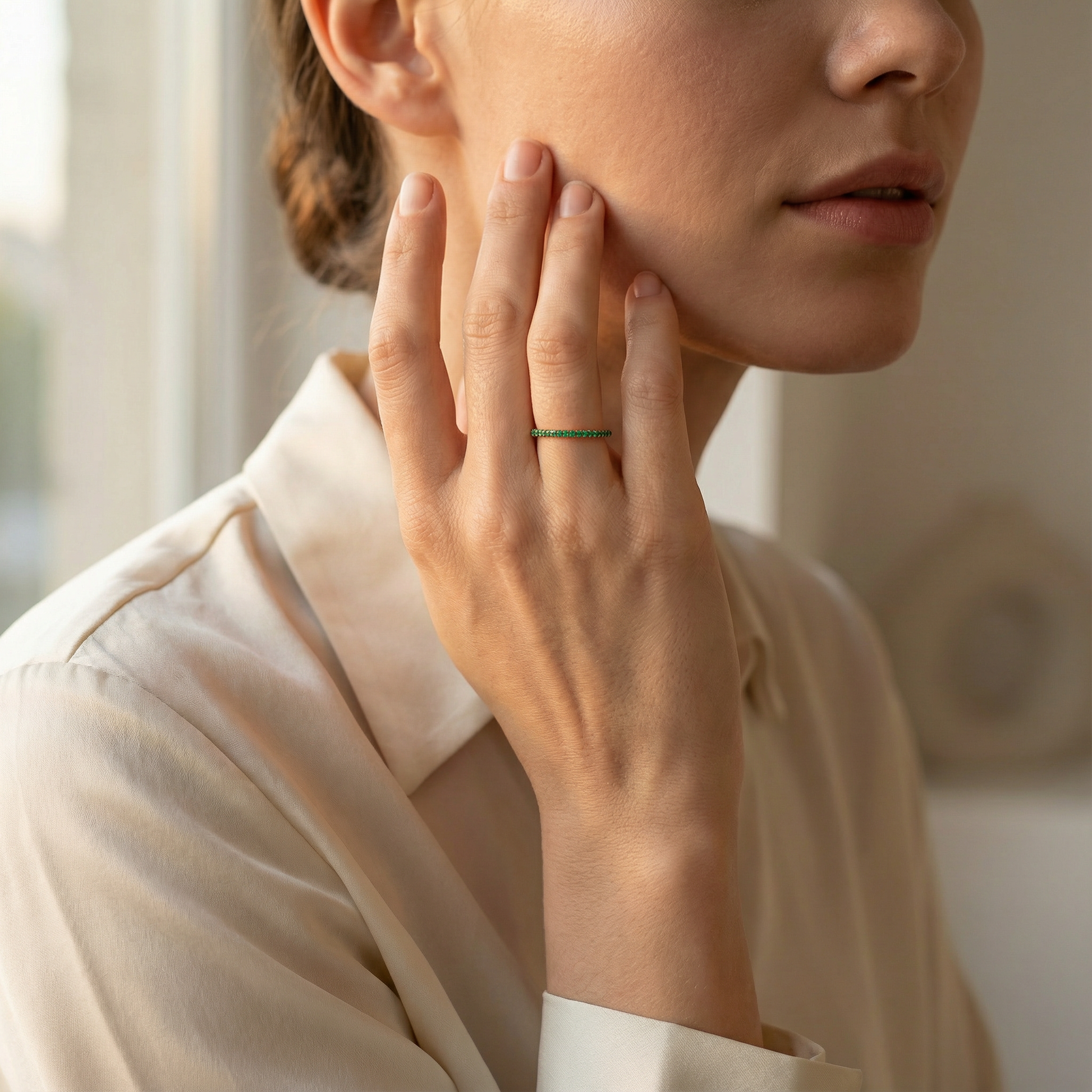 0,52 Karat Zümrüt Yüzük