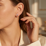 0,46 Karat Pırlantalı Küpe - Venta Jewelry