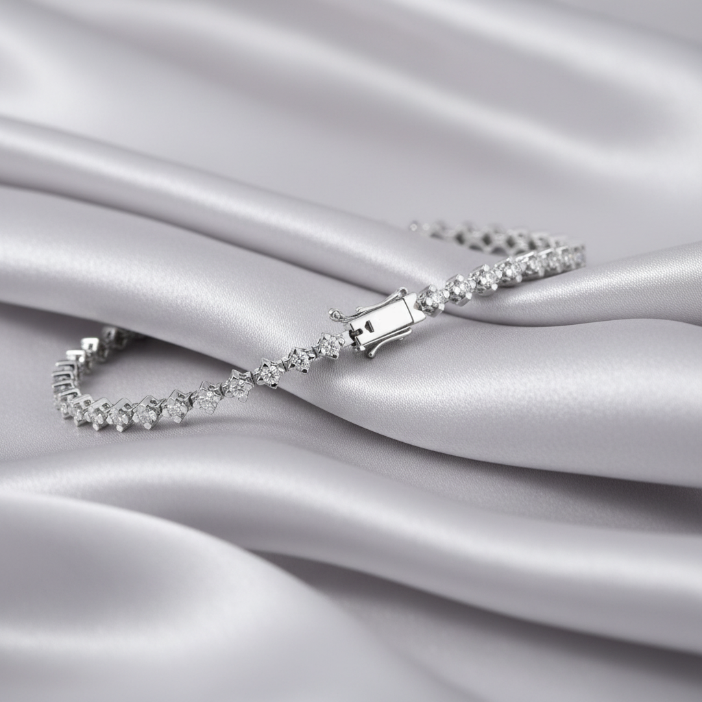 0,72 Karat Suyolu Pırlanta Bileklik